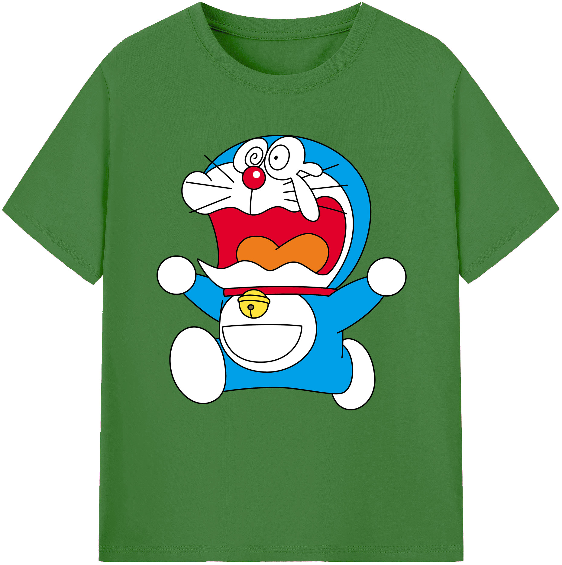 （画像用） ドラえもん Doraemon レディースカジュアルプリントTシャツ（綿100％）